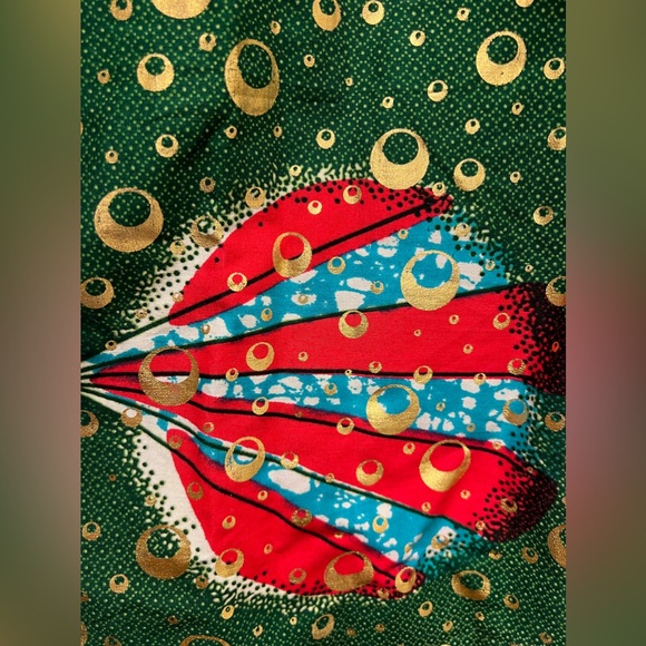 ANKARA African Wax Print Peplum Cotton Skirt ✨ - Picture 4 of 7